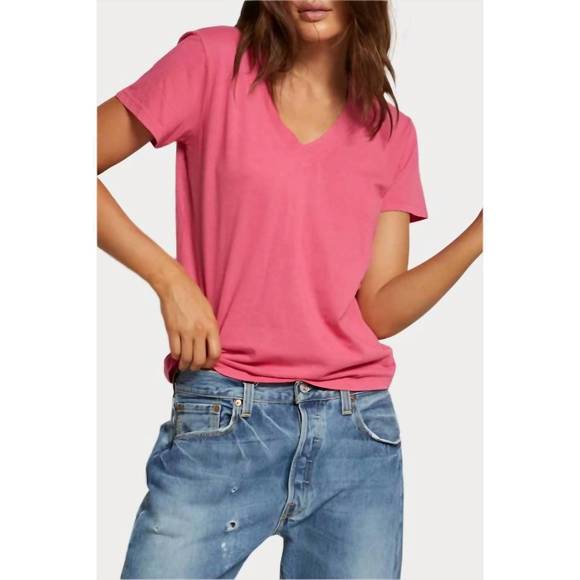 NEW PERFECTWHITETEE short sleeve hendrix tee in peony - Picture 1 of 4